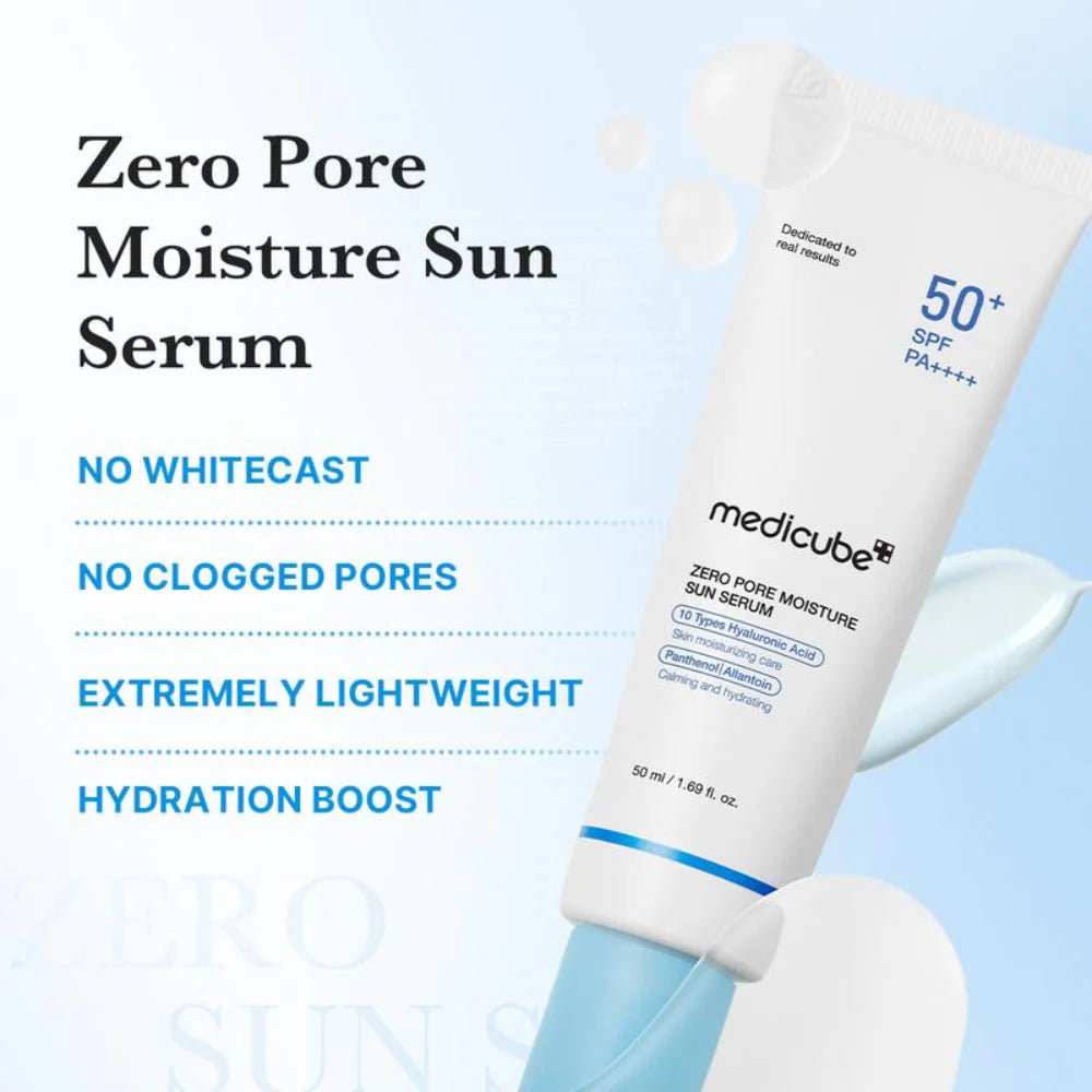Medicube Zero Pore Moisture Sun Serum SPF50+ 50ml - MANSH