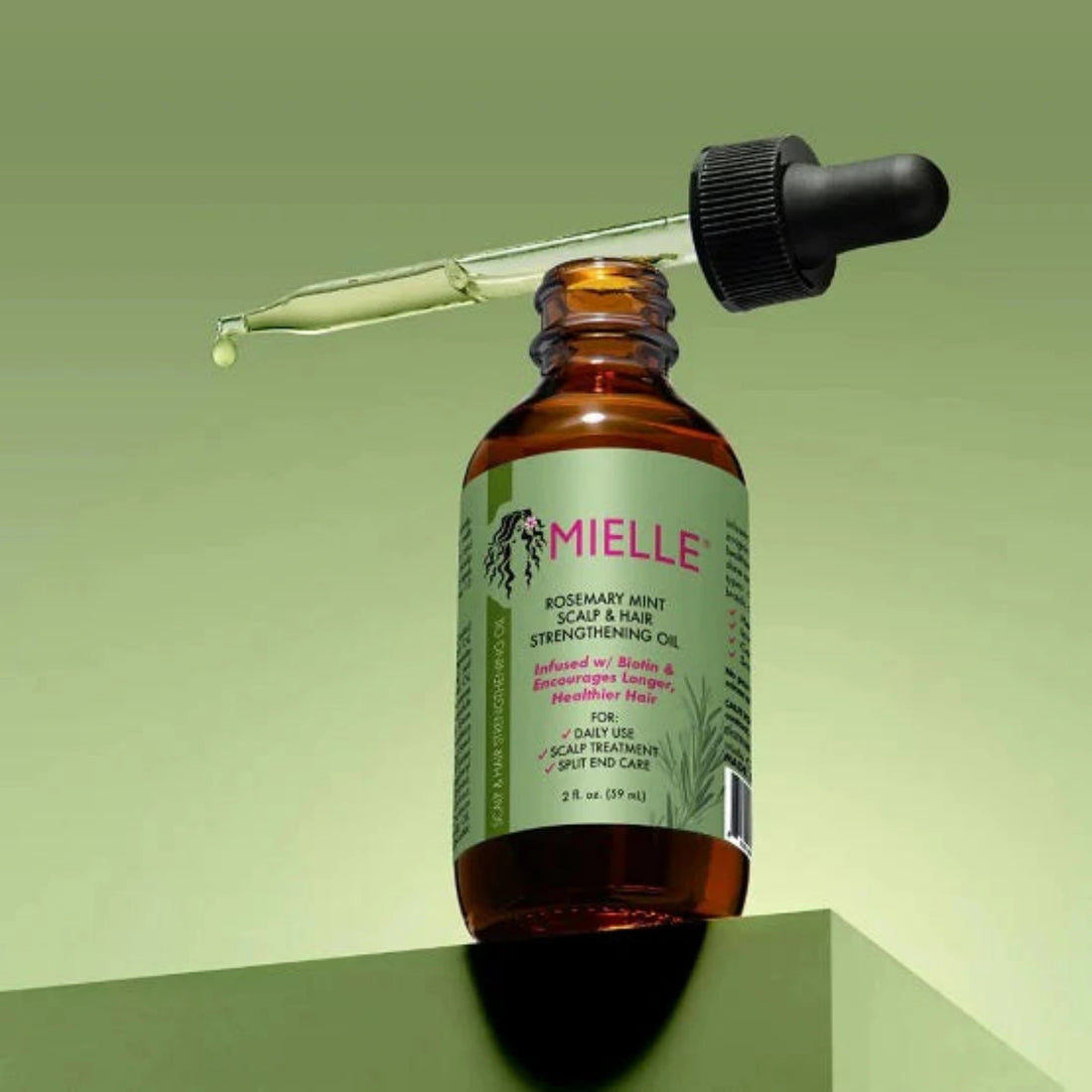 Mielle Rosemary Mint Scalp & Hair Strengthening Oil (59ml) – Stronger, Healthier Hair Back