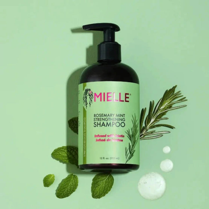 Mielle Rosemary Mint Strengthening Shampoo (355ml) – Cleanse, Strengthen & Refresh shampoo
