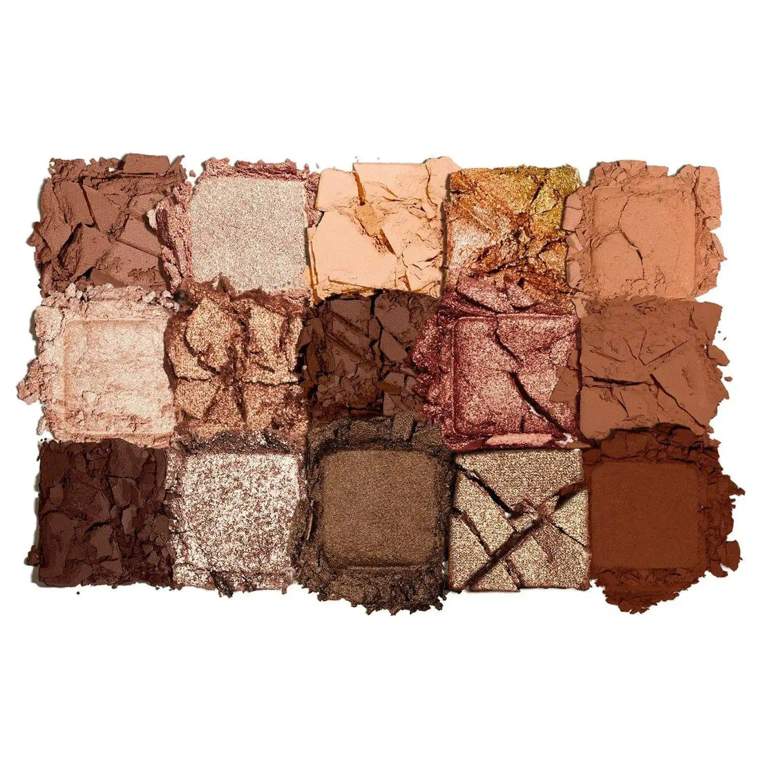 NATASHA DENONA I Need a Warm Eyeshadow Palette with various shades of brown and gold on a white background