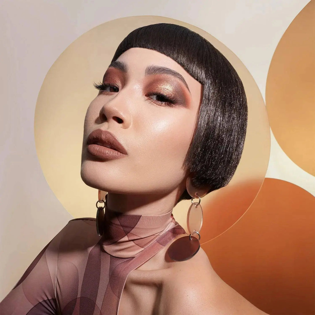 Model style view of NATASHA DENONA I Need a Warm Eyeshadow Palette makep