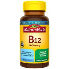 Nature Made Vitamin B12 1000 mcg – 90 Softgels - MANSH