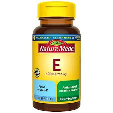 Nature Made Vitamin E 400 IU – 100 Softgels - MANSH