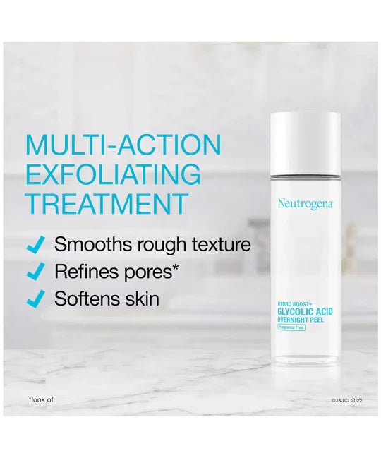 Neutrogena Hydro Boost+ Glycolic Acid Overnight Peel 94ML - MANSH