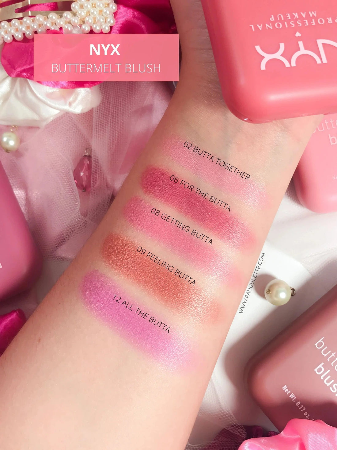 NYX BUTTER MELT BLUSH 5g DIFFERENT SHADES