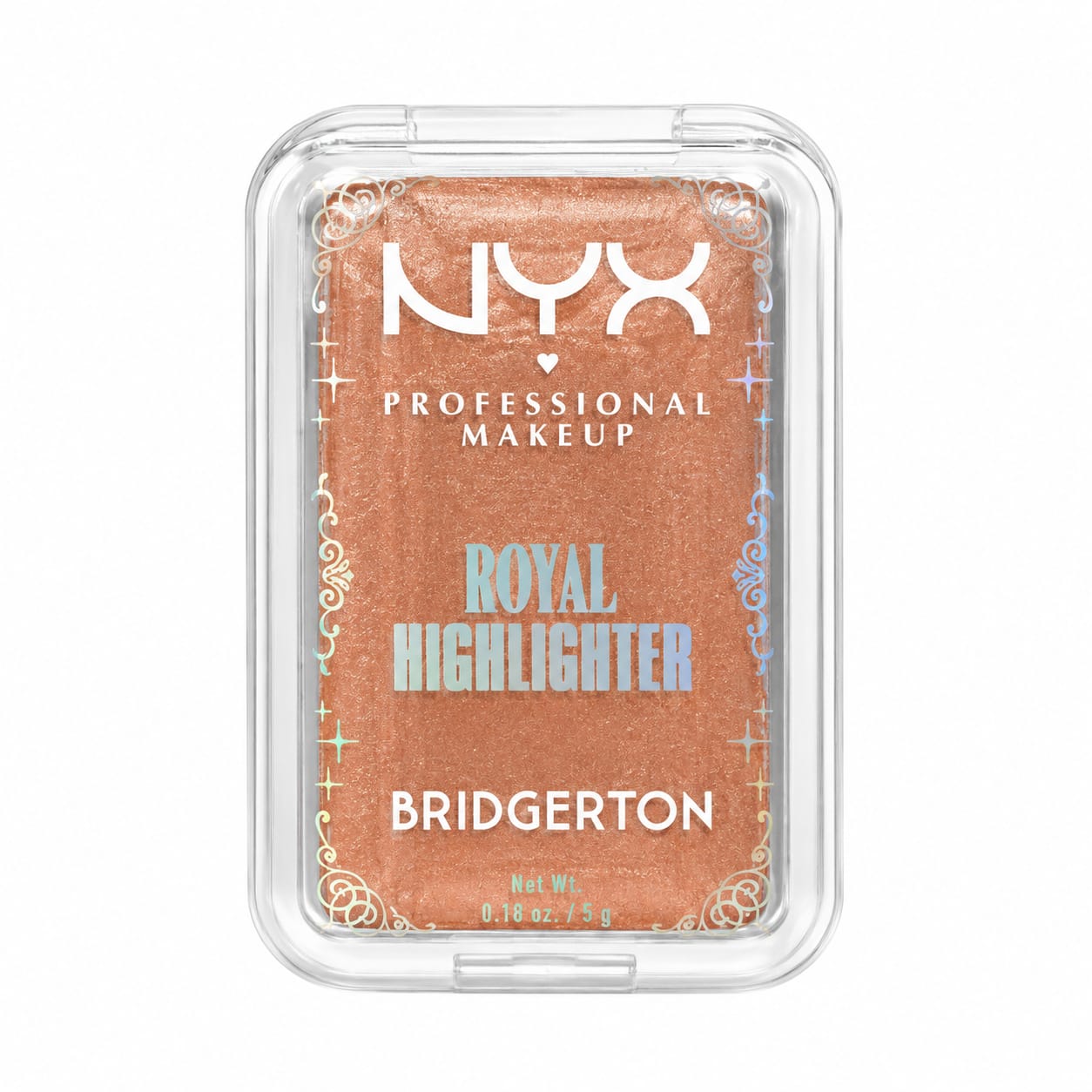 NYX Professional Makeup Royal Highlighter Bridgerton BRH01 - Iridescent Peach