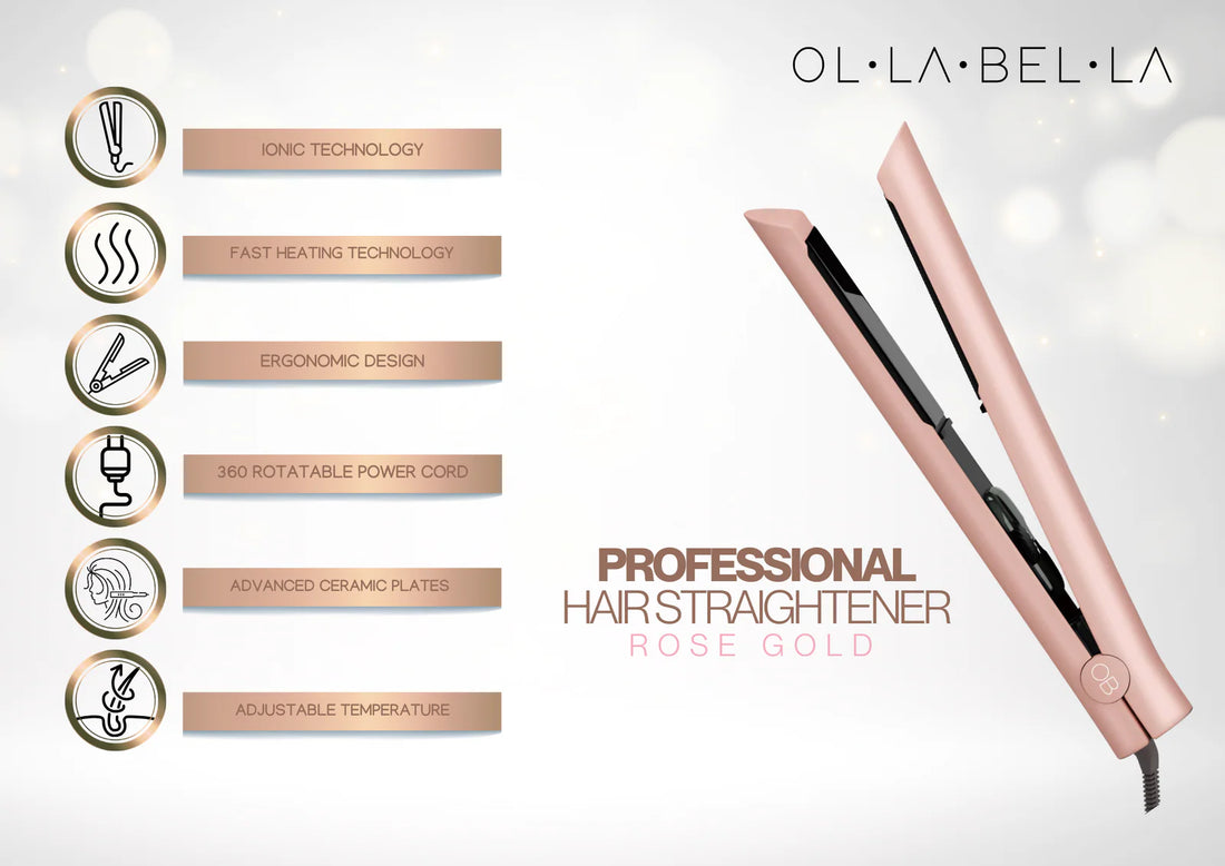 Olla Bella Hair Straightener – Sleek, Smooth & Frizz-Free Hair in One Glide