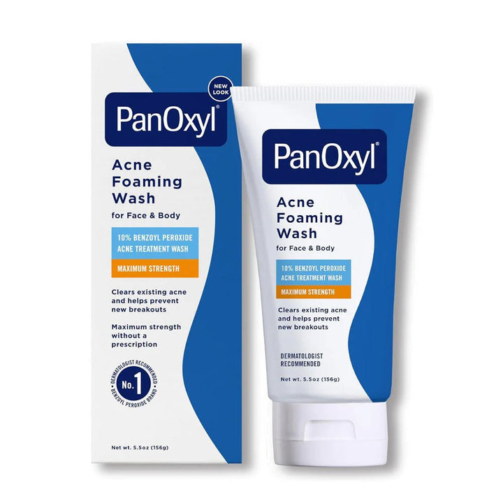 PanOxyl Acne Foaming Wash 150g – Maximum Strength Acne Treatment for Clearer Skin - MANSH