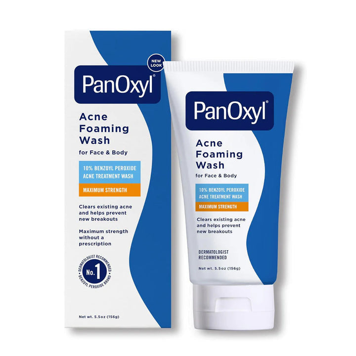 PanOxyl Acne Foaming Wash 150g – Maximum Strength Acne Treatment for Clearer Skin