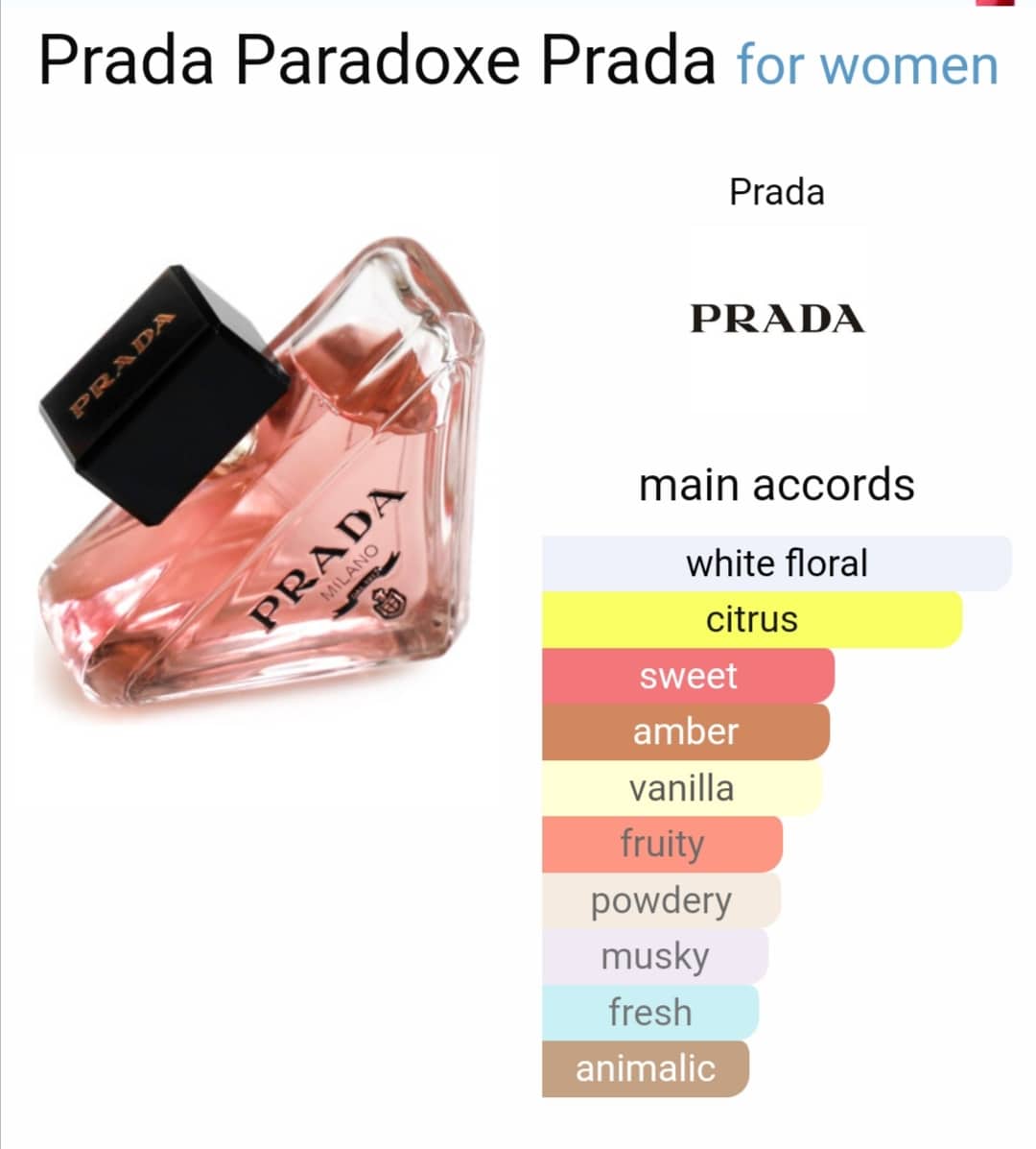 Prada Paradoxe Eau de Parfum 30ml — Signature Feminine Floral Perfume - MANSH