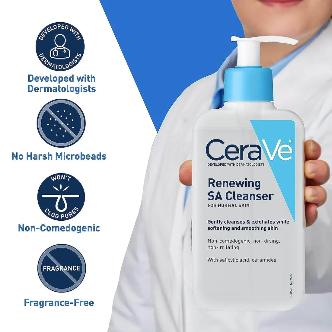CeraVe Renewing SA Cleanser with Salicylic Acid – 237ml USA