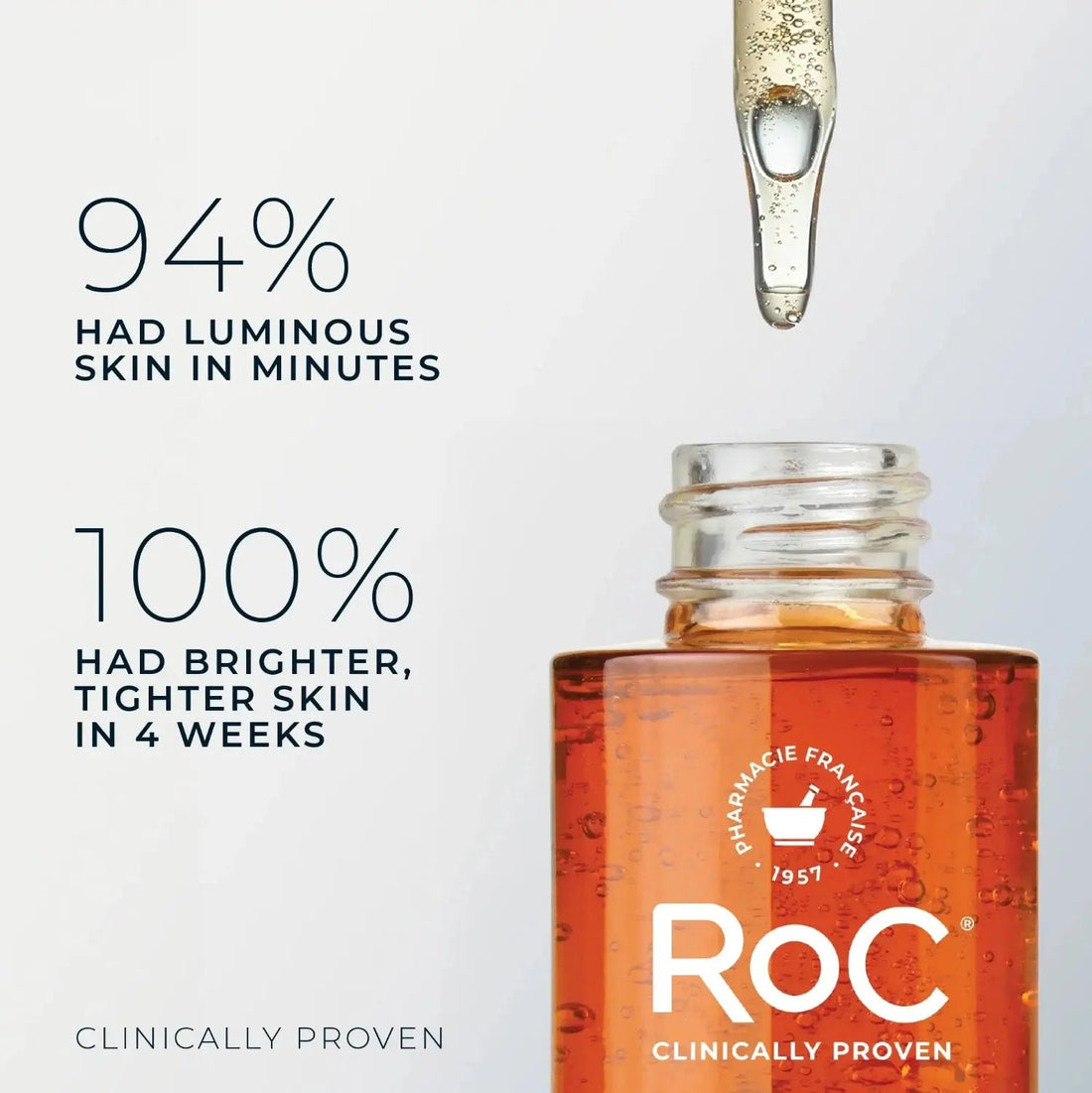 RoC Multi Correxion Revive + Glow Daily Serum with Vitamin C, 1.0 fl oz 30ml - MANSH