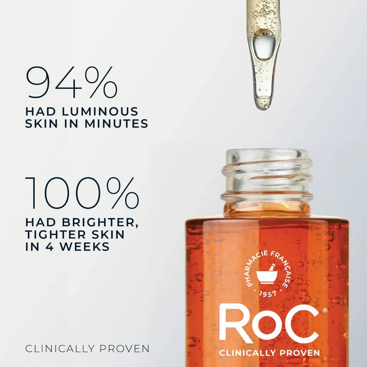 RoC Multi Correxion Revive + Glow Daily Serum with Vitamin C, 1.0 fl oz 30ml - MANSH