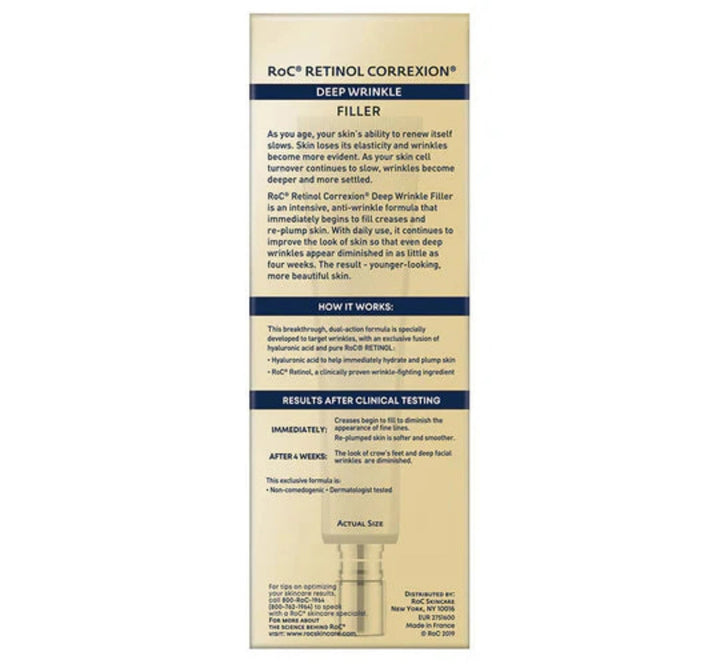 RoC Retinol Correxion Deep Wrinkle Filler - MANSH