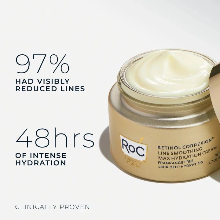 RoC Retinol Correxion Line Smoothing Max Hydration Cream 48g - MANSH