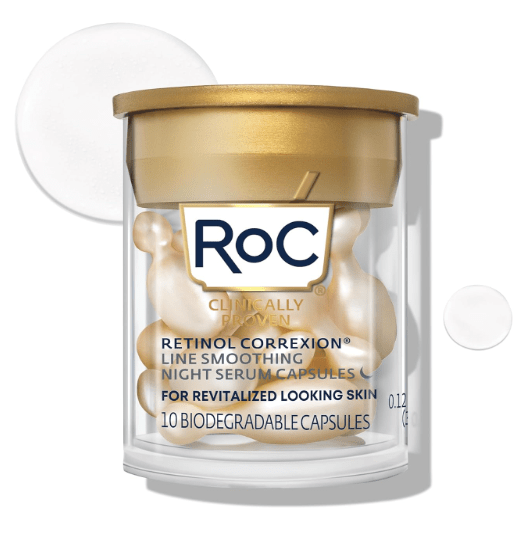 RoC Retinol Correxion Line Smoothing Night Serum 30 Biodegradable Capsules - MANSH