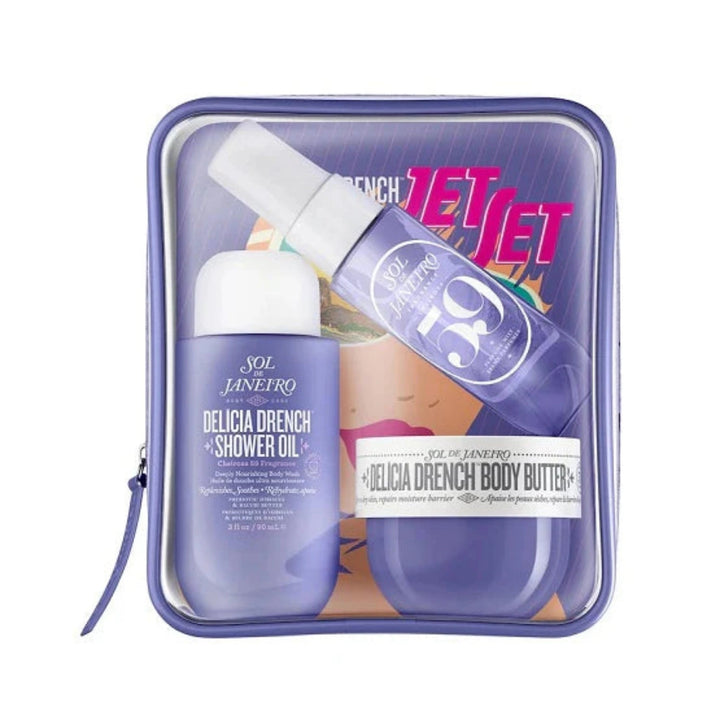 Sol de Janeiro Delícia Drench™ Jet Set – Ultra-Hydrating Body Care & Fragrance Trio - MANSH