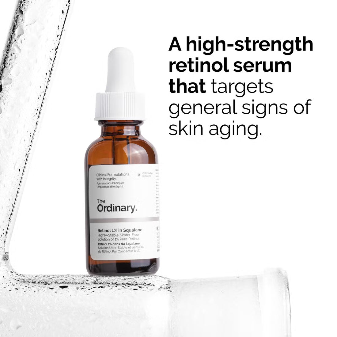 The Ordinary Retinol 0.5% in Squalane 30ml for general signs of skin aging 
